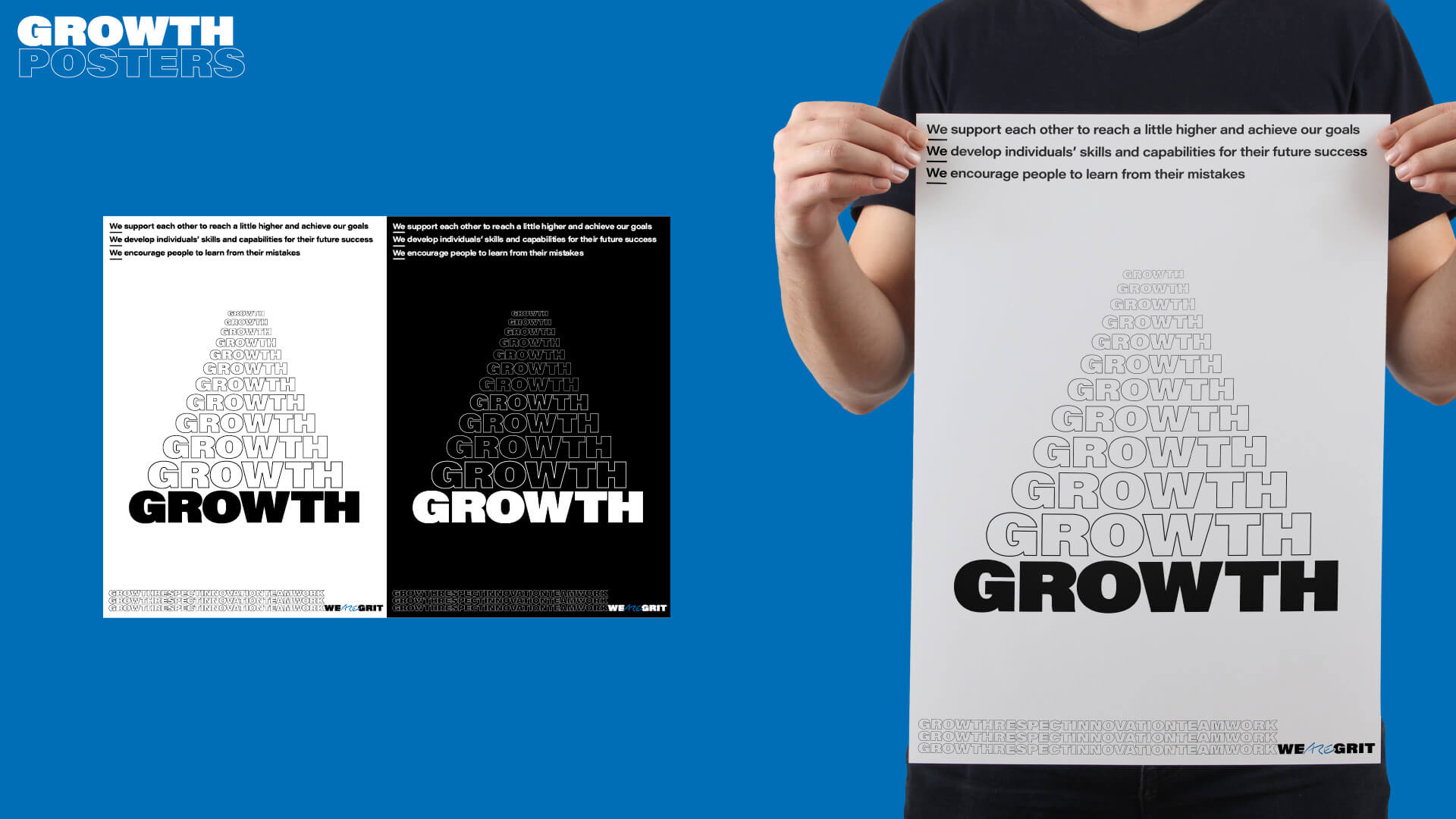We ARE Grit – Growth Poster
