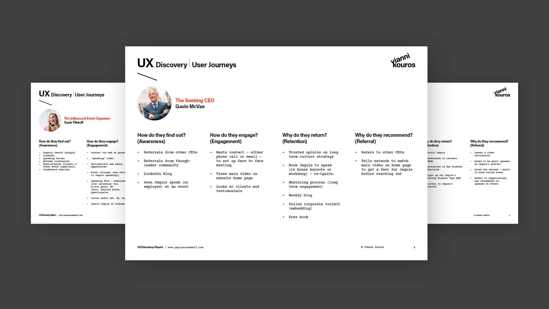 Jaquie Scammell Website 1 UX 1